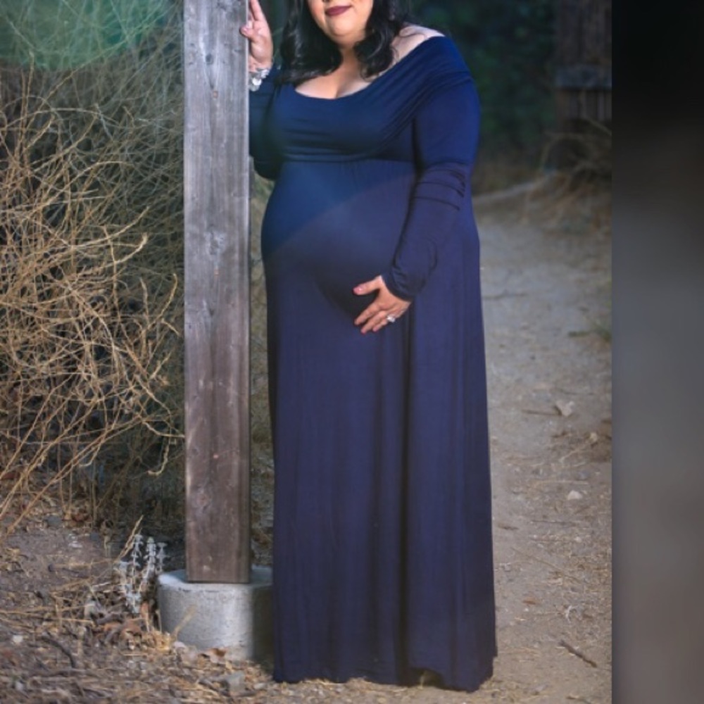 Off Shoulder Maternity dress
